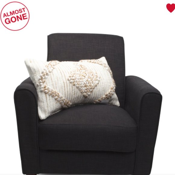 14x26 Tufted Berber Cream Tan Natural Long Pillow Case - Picture 3 of 3